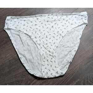 Pink VICTORIA'S SECRET XXL White  LIGHTWEIGHT LOGO PANTIES New Without (322D)